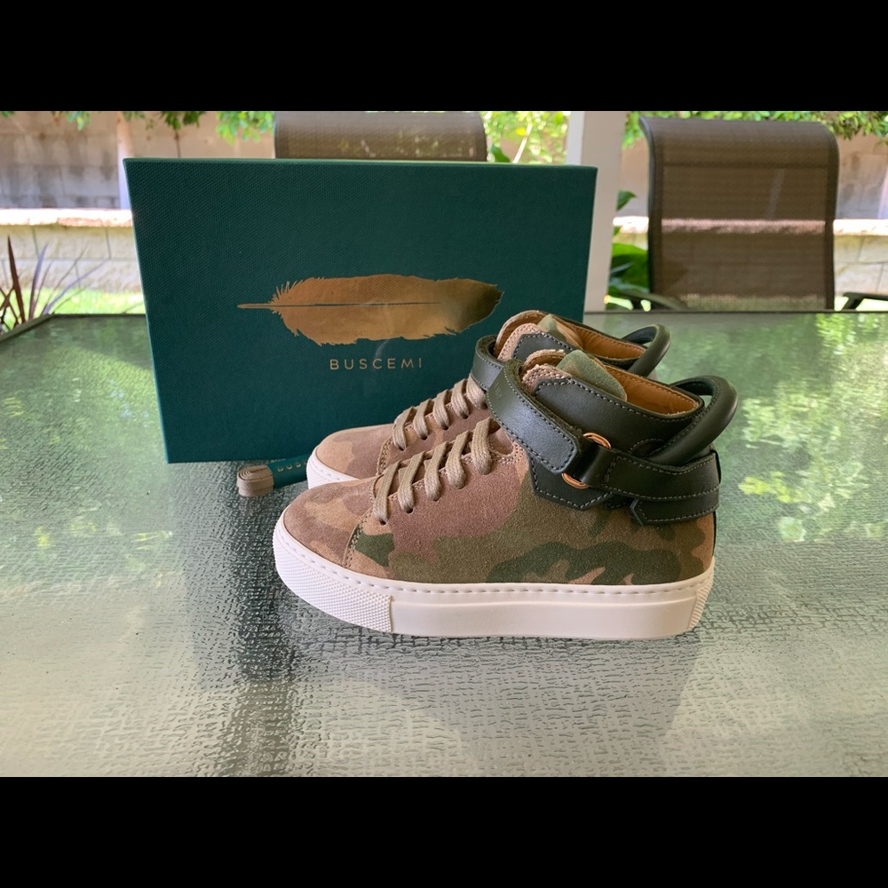 Brand new Buscemi 100MM kid suede - Picture 3 of 9